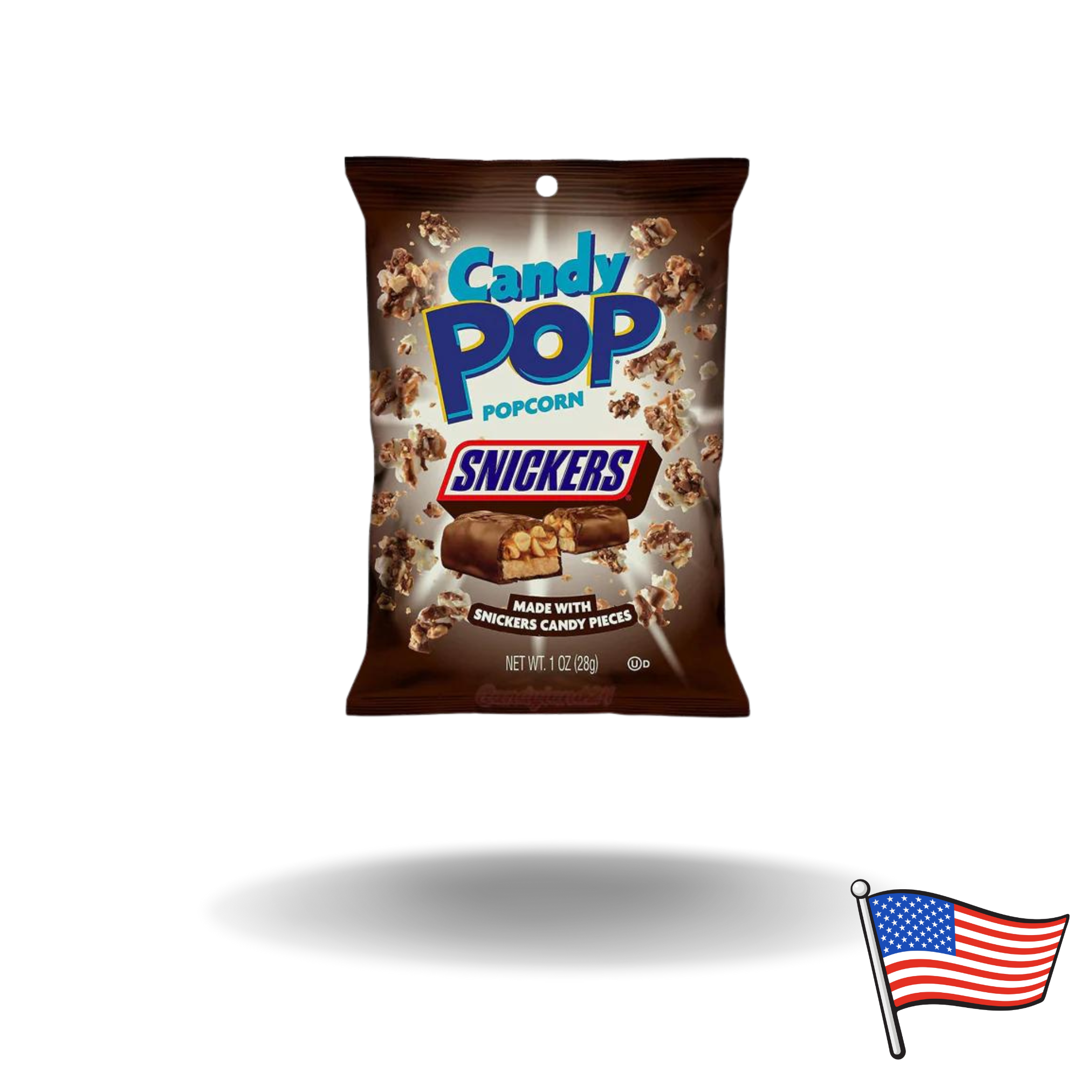 24x Candy Pop Popcorn Snickers 28g