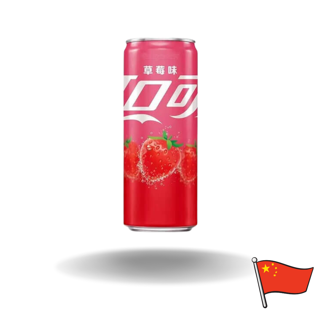 24x Coca Cola Strawberry China 330ml