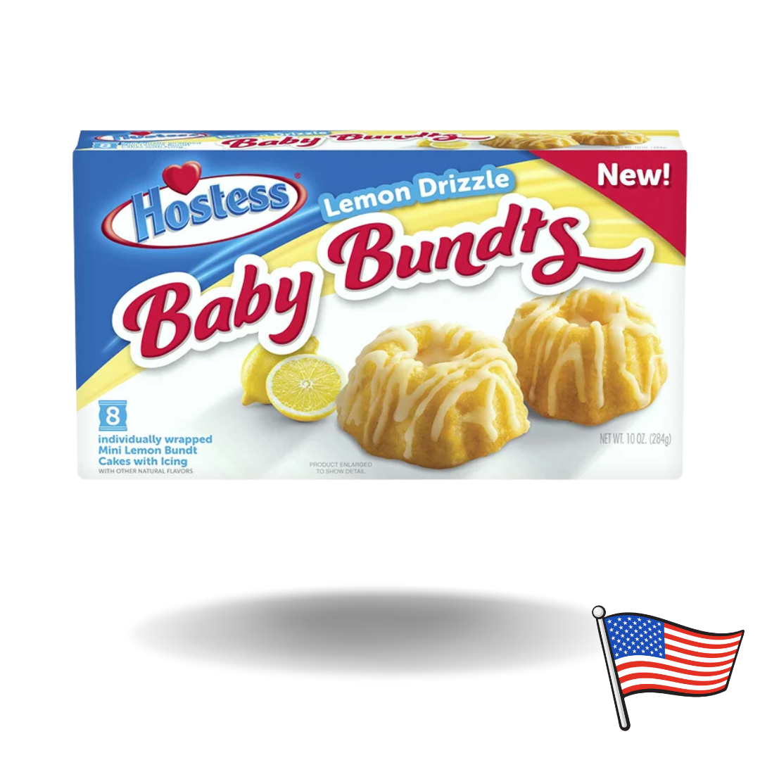 6x Hostess Baby Bundts Lemon Drizzle 284g - 5,00€