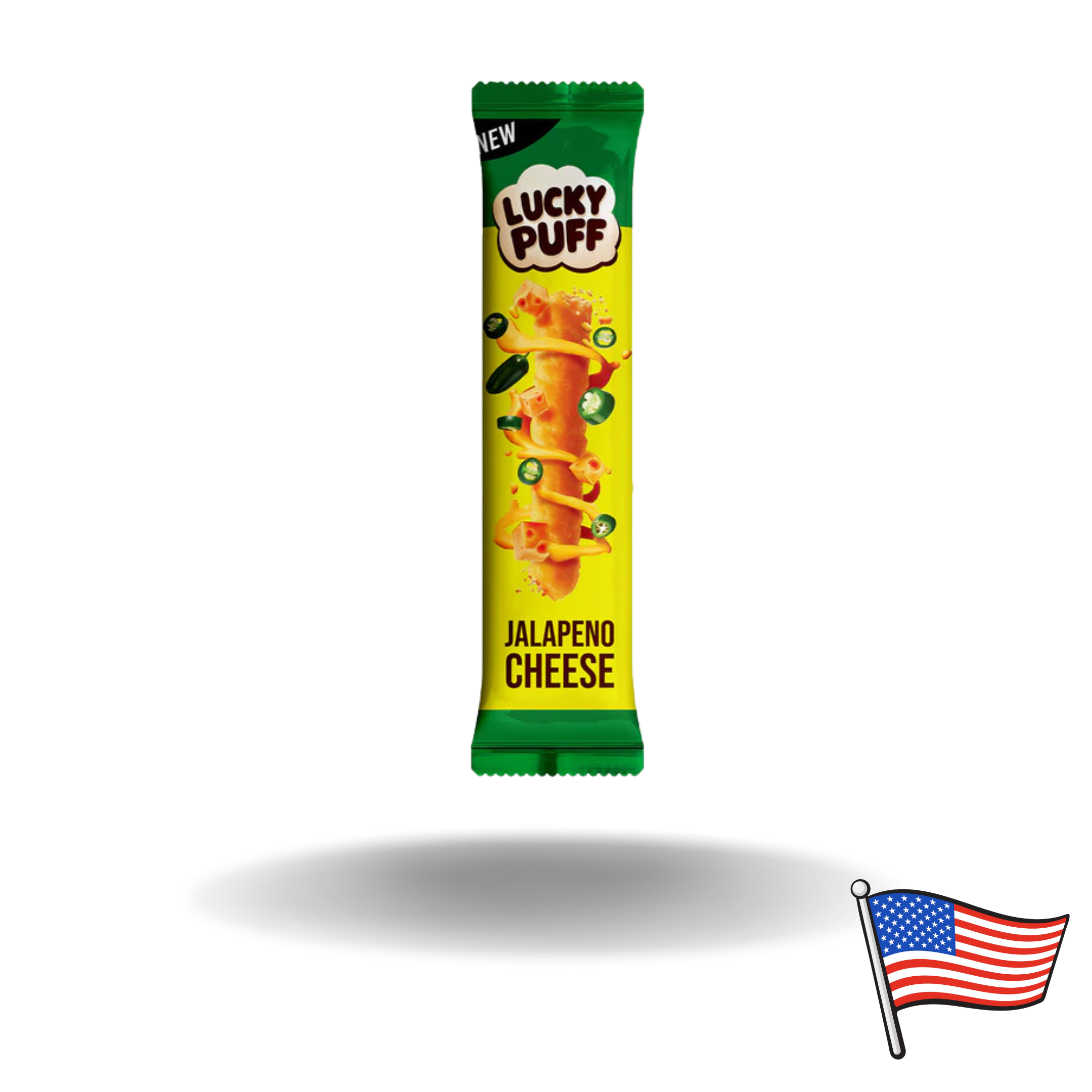 24x Lucky Puffs Jalapeno Cheese 6g - 0,29€