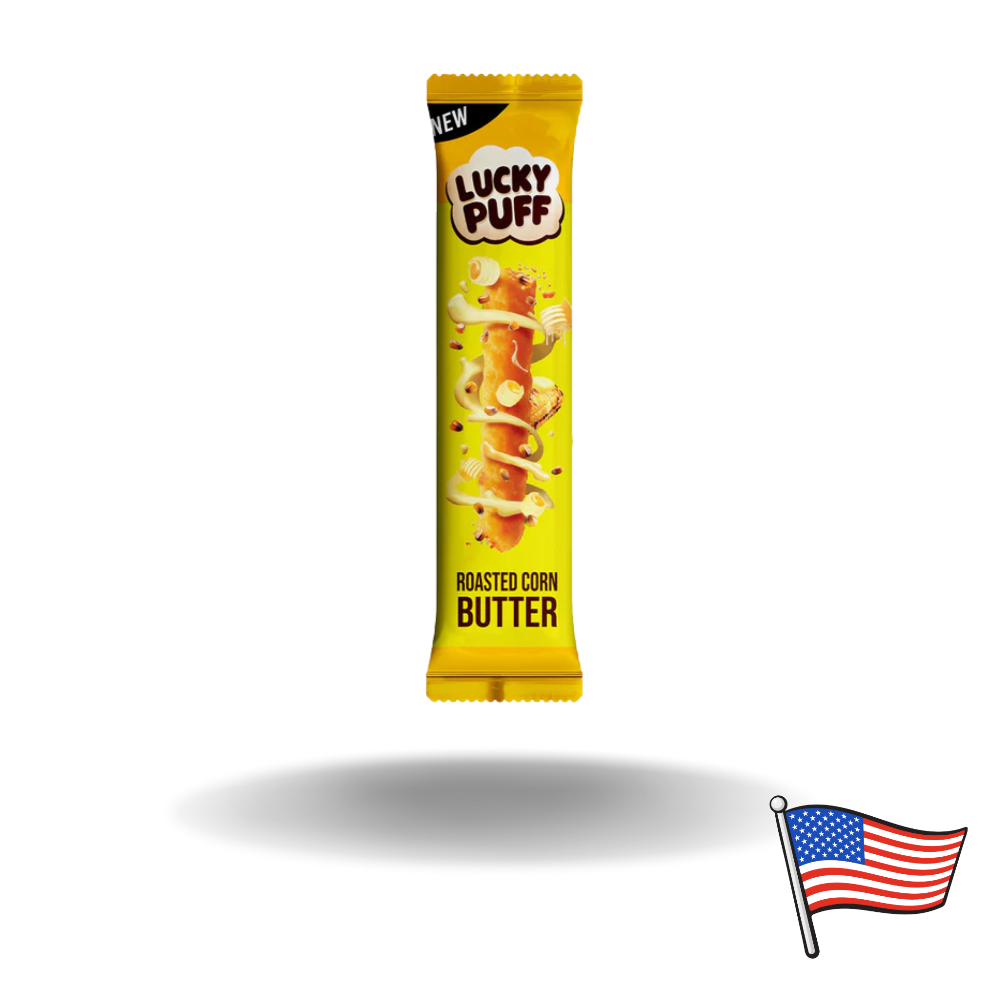 24x Lucky Puffs Roasted Buttercorn 6g - 0,29€