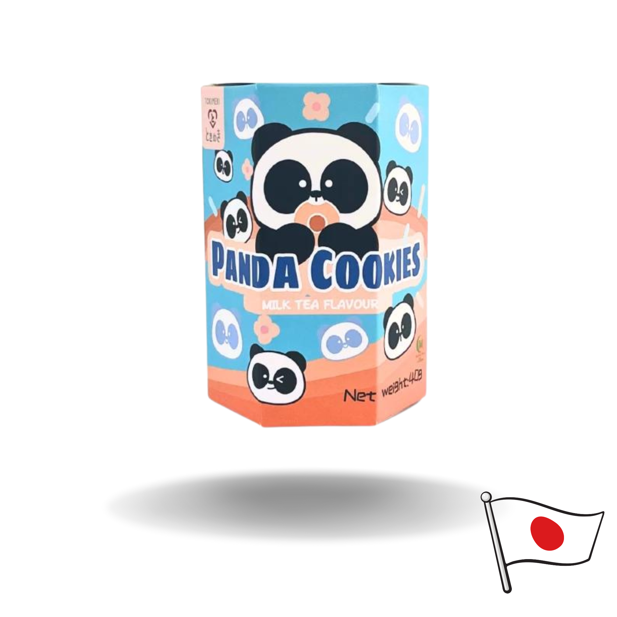 10x Tokimeki Panda Cookie Milk Tea Flavour 40g