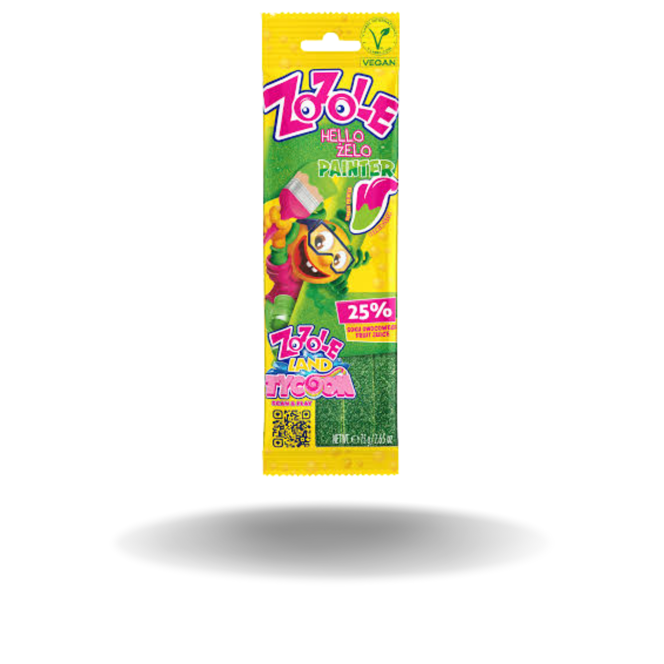 32x Zozole Painter Green Jellies 75g - 0,59€