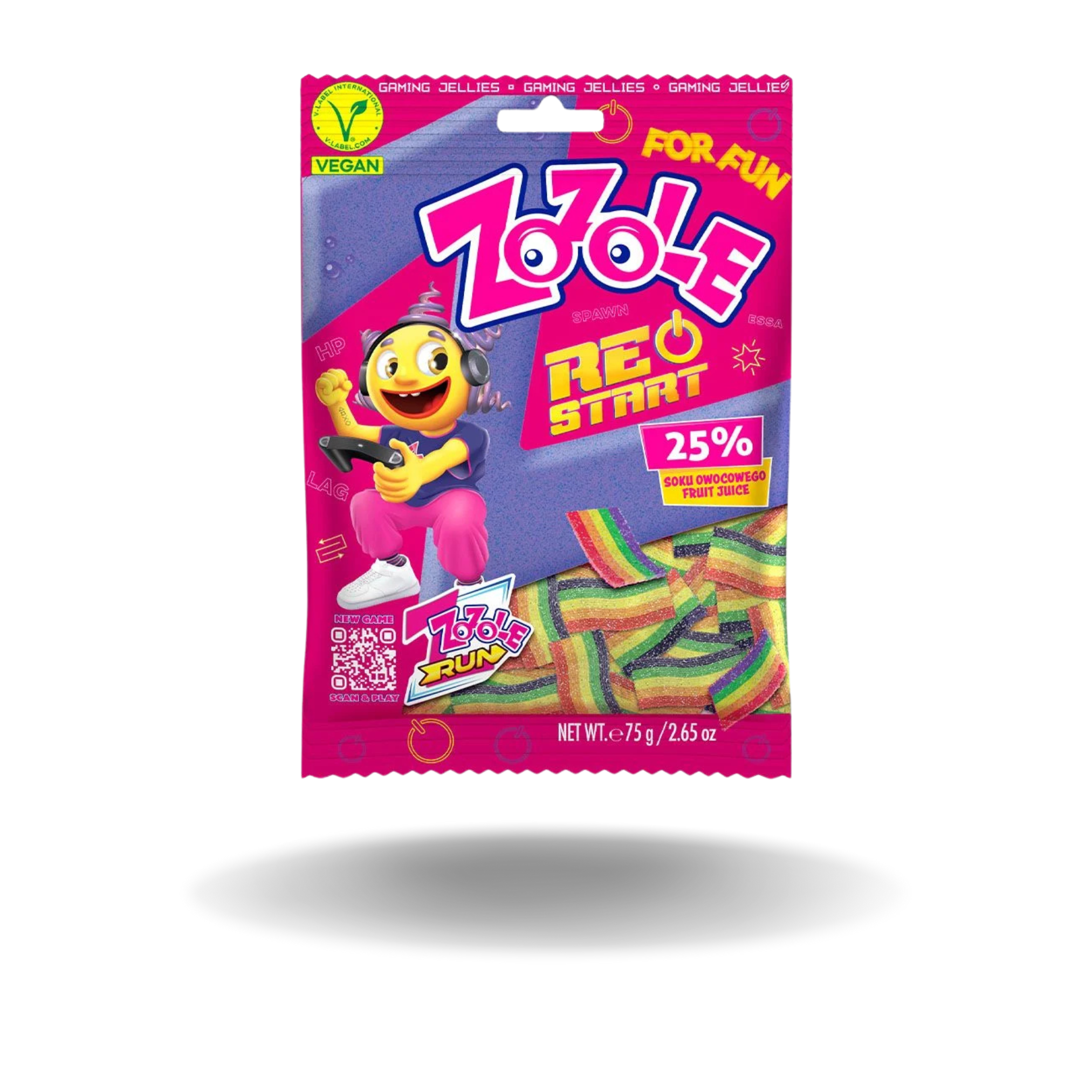 16x Zozole Restart Jellies 75g - 0,69€