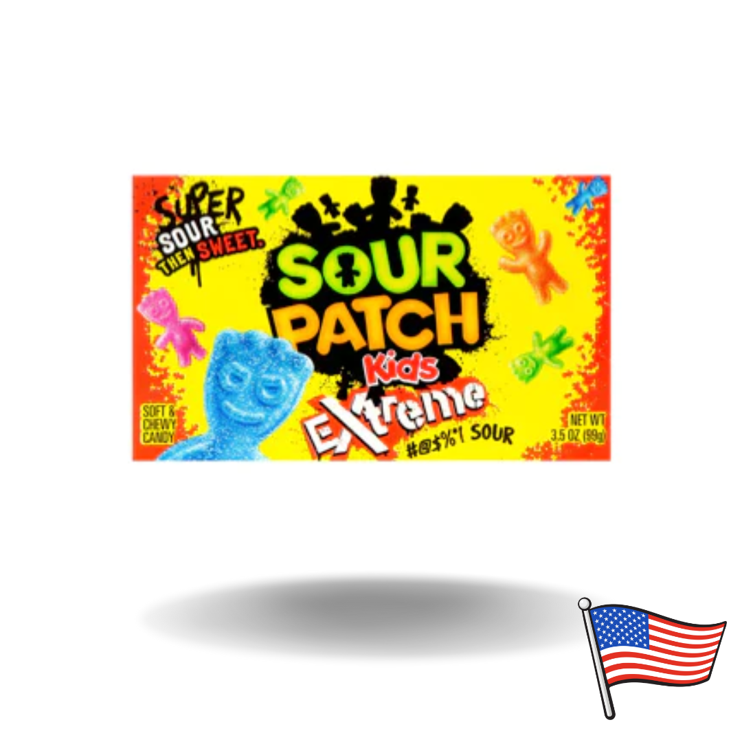 Für diejenigen, die meinen, dass sauer nie genug sein kann! Sour Patch Kids Extreme aus den USA sind definitiv nichts für Zartbesaitete.