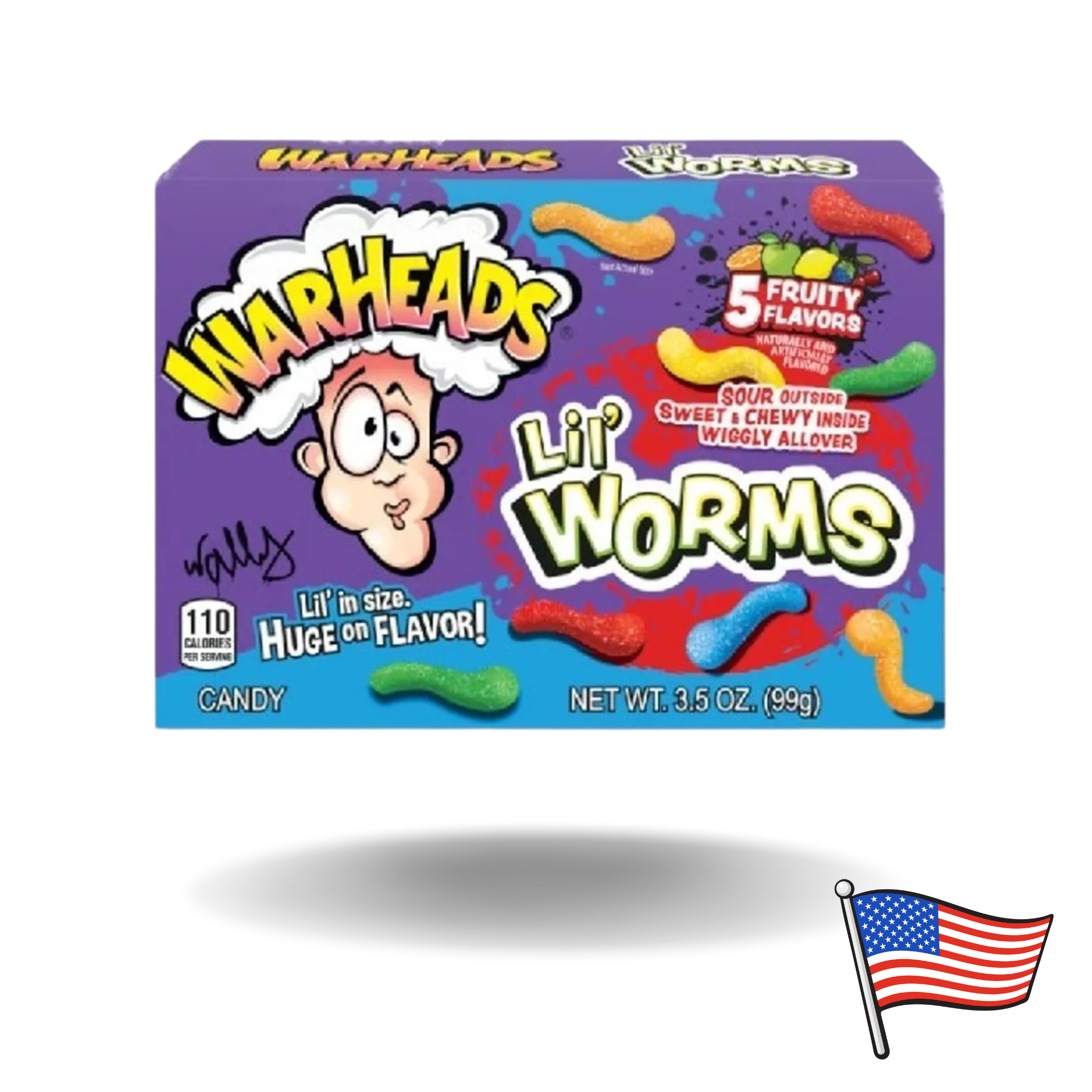 12x Warheads Lil´Worms 99g