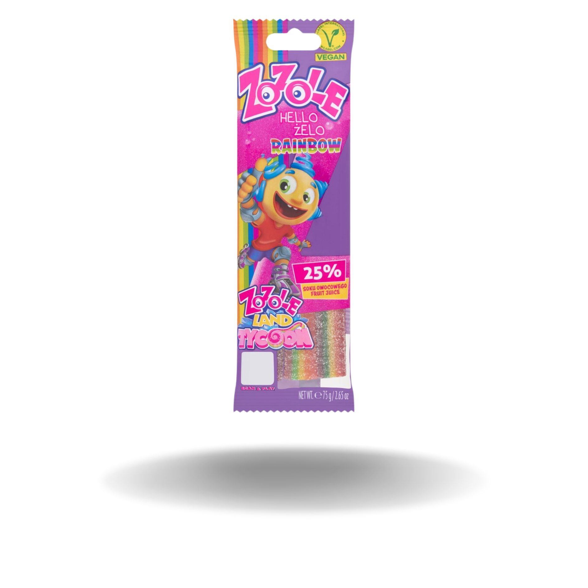 32x Zozole Rainbow Jellies 75g